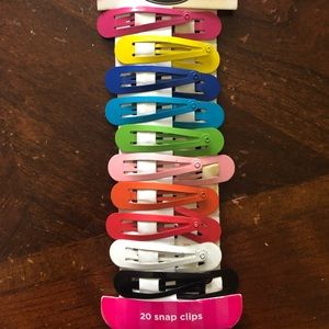20 piece colorful barrettes